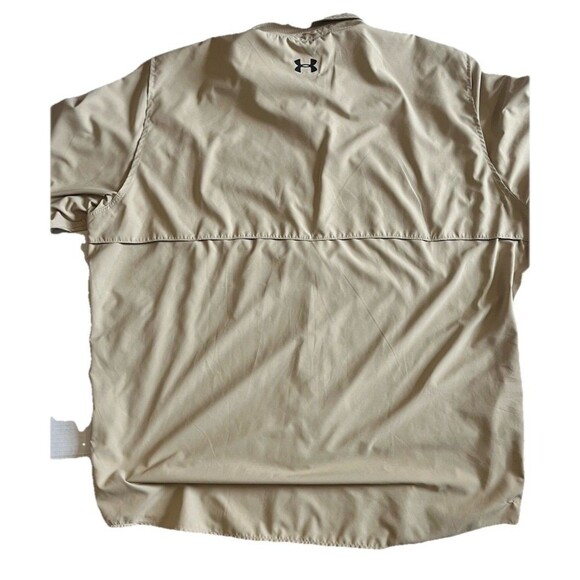 Under Armour Heatgear Shirt Mens Size XL Loose Fit Long Sleeve beige Long Sleeve - Picture 8 of 8